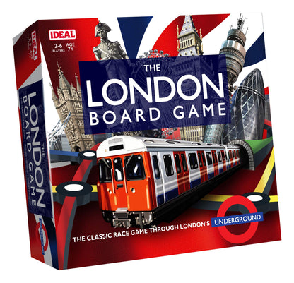 IDEAL | The London Board Game: The classic race game through London's Underground! | Classic Board Games | For 2-6 Players | Ages 7+, Assorted Colourslime Green