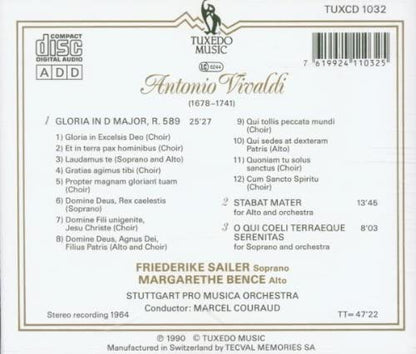 Gloria/Stabat Mater/Qui Coeli