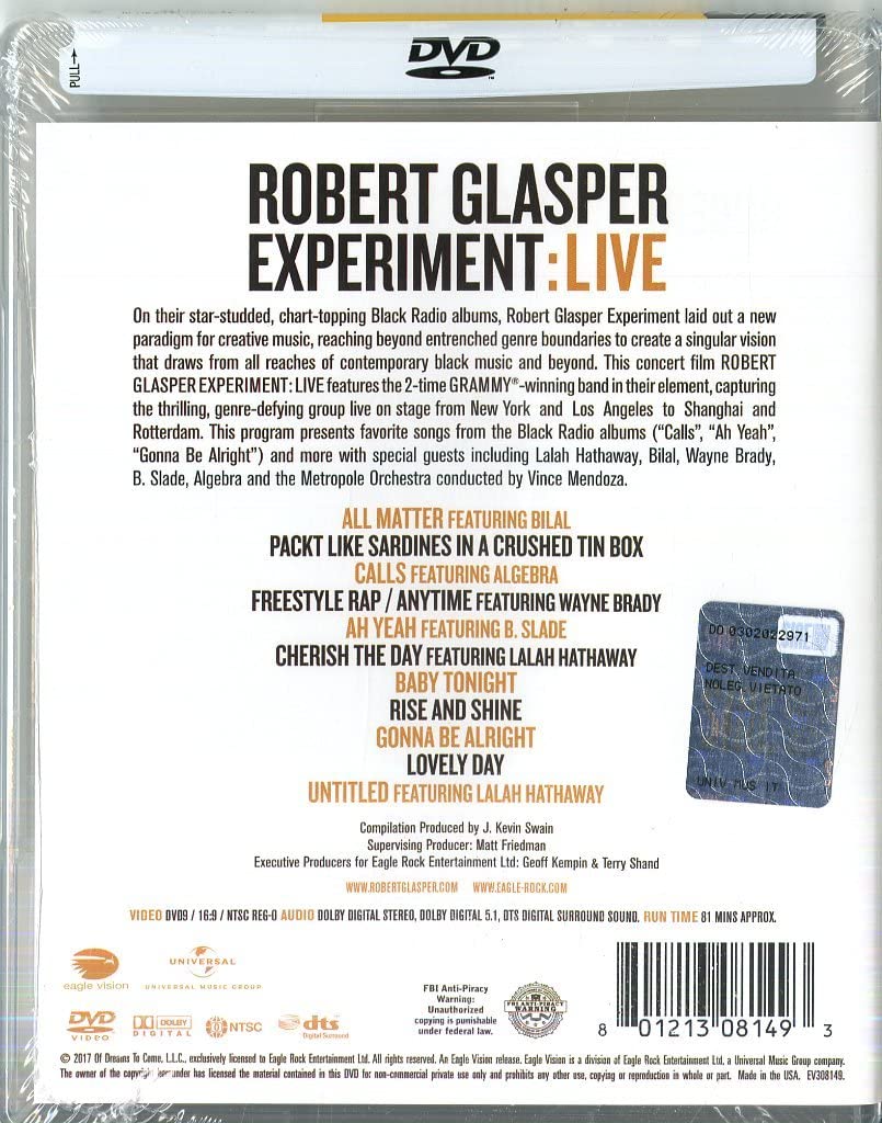 Robert Glasper Experiment: Live (DVD)