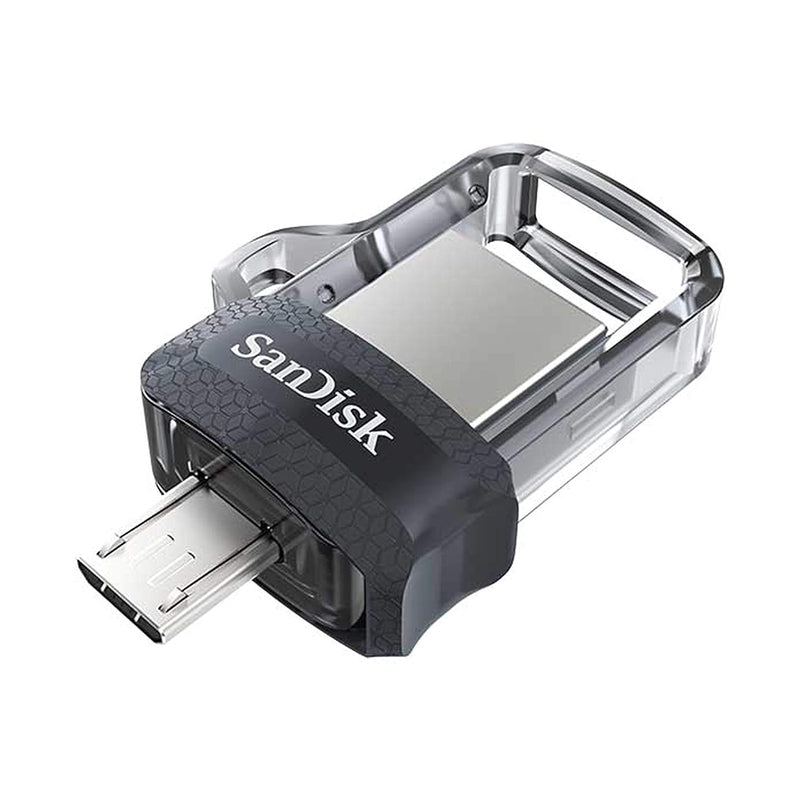 SanDisk 64GB Ultra Dual Drive m3.0 Flash Drive, USB Stick, memory stick, smartphone storage with reversible micro-USB and USB Type-A connectors, for Android smartphones, tablets and computers