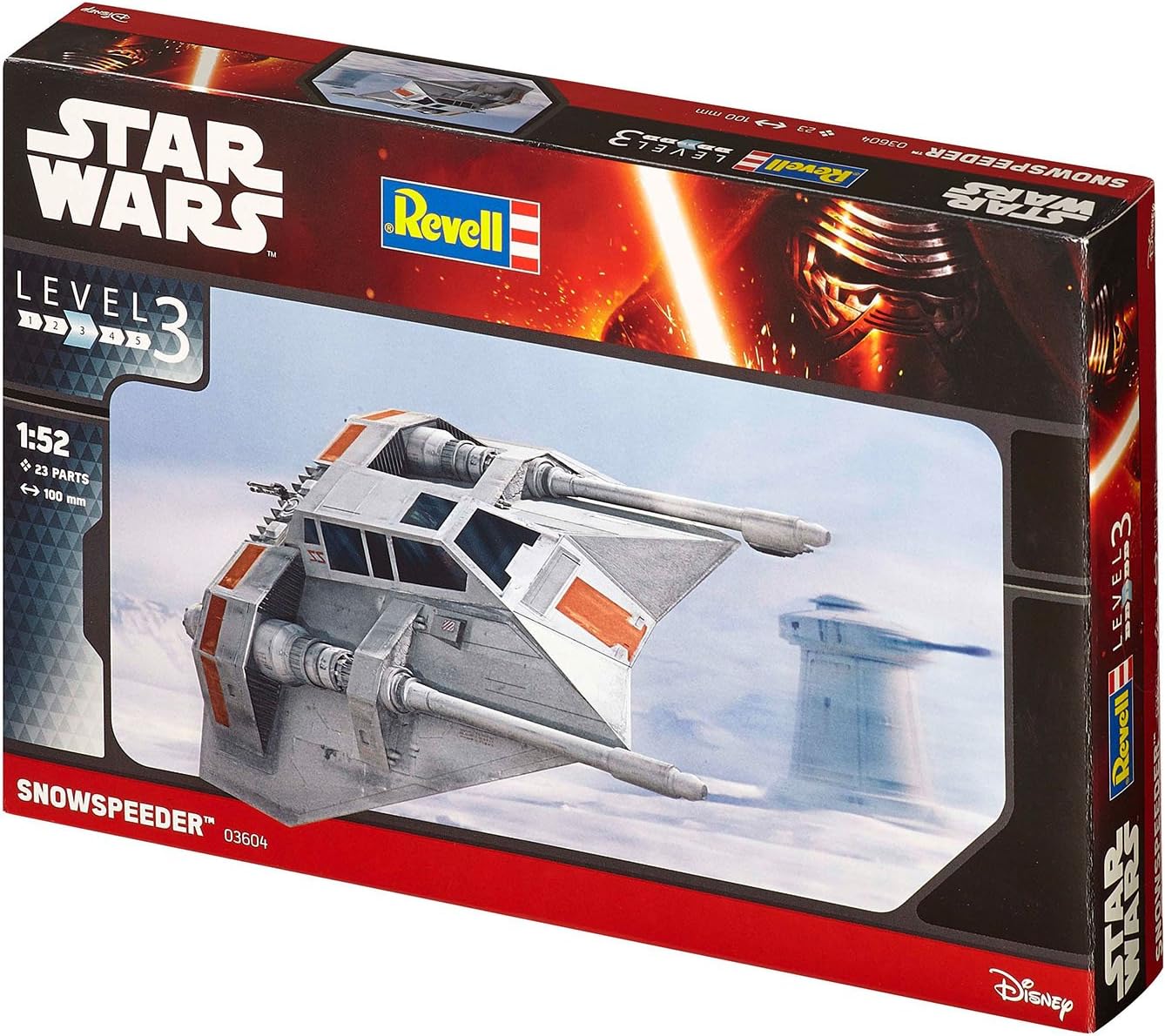 Revell 03604 Star Wars Snowspeeder 1:52 Scale Unbuilt/Unpainted Plastic Model Kit