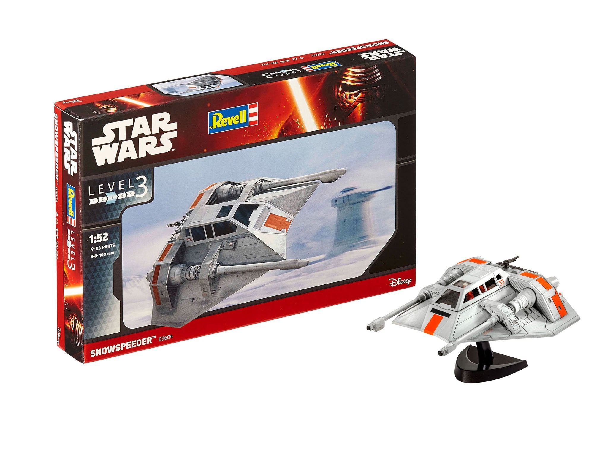 Revell 03604 Star Wars Snowspeeder 1:52 Scale Unbuilt/Unpainted Plastic Model Kit