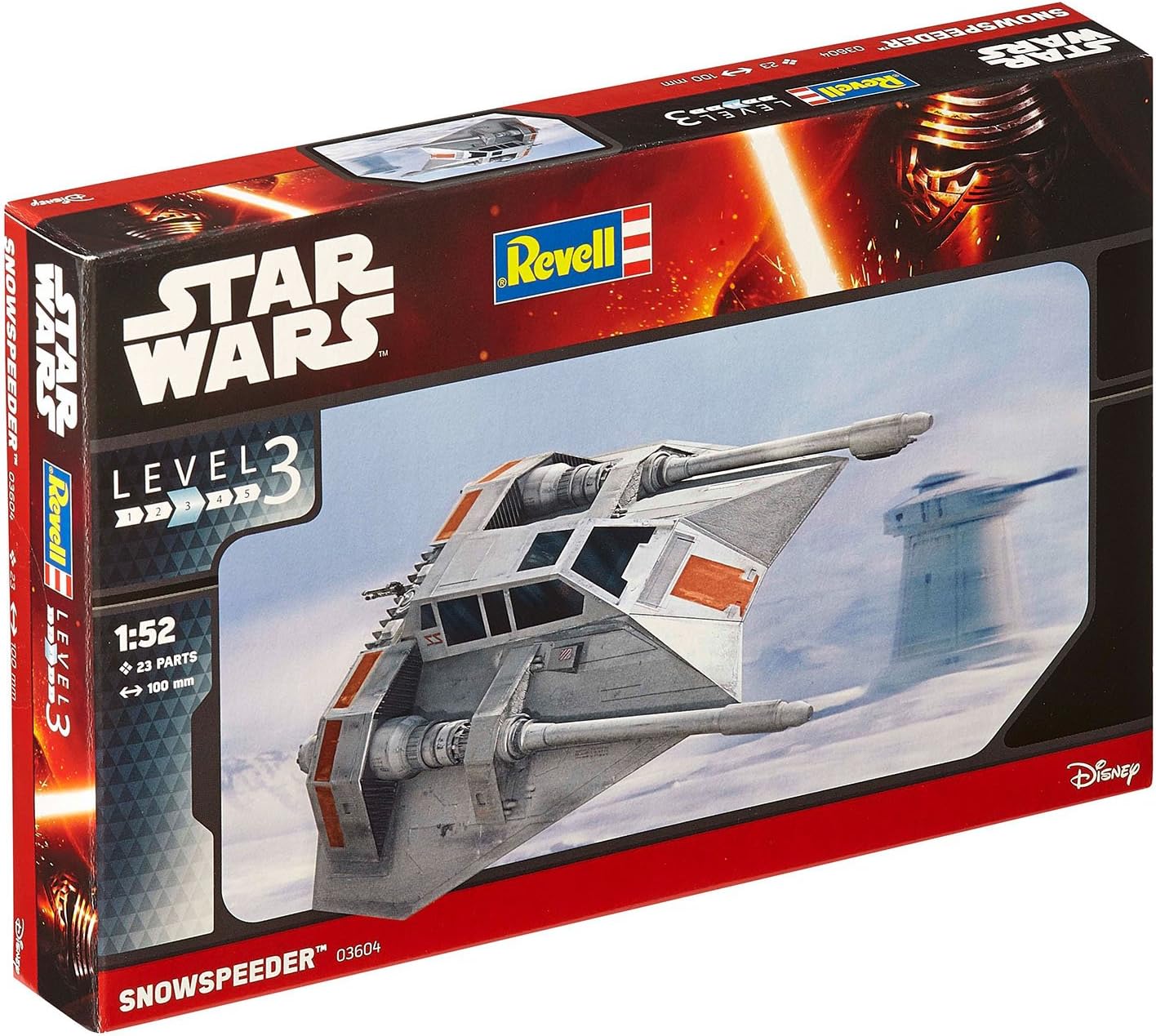 Revell 03604 Star Wars Snowspeeder 1:52 Scale Unbuilt/Unpainted Plastic Model Kit