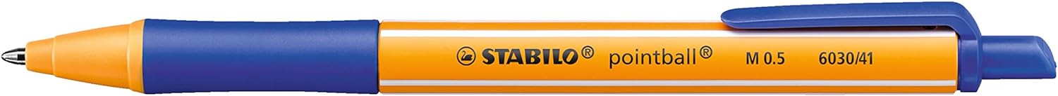 Ballpoint - STABILO pointball - Wallet of 4 - Assorted colors