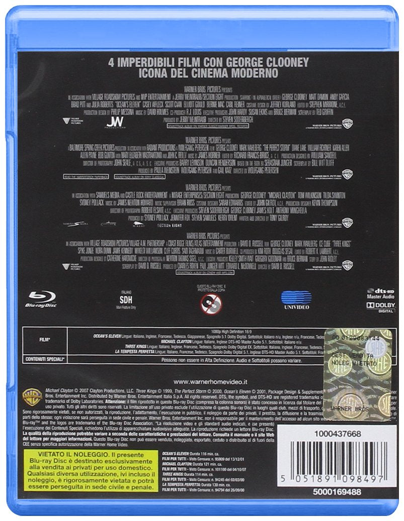 George Clooney Collection (4 Grandi Film)(Box 4 Br