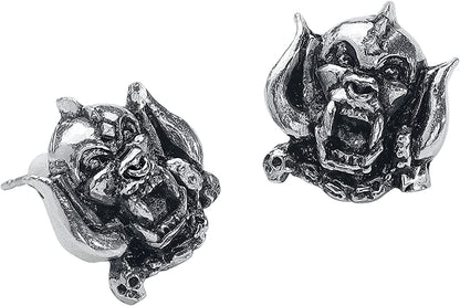 Motörhead Warpig Women Earring Set Silver-Coloured, Pewter