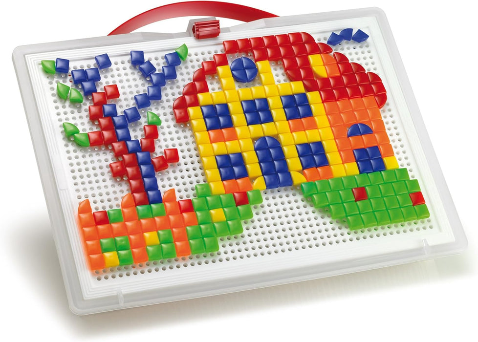 Quercetti - Fanta Color Portable Large Composition Game, Multicolored, 300 Pieces, 0954, 3 - 6 years