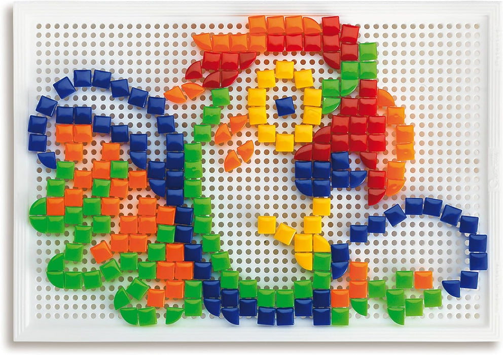 Quercetti - Fanta Color Portable Large Composition Game, Multicolored, 300 Pieces, 0954, 3 - 6 years