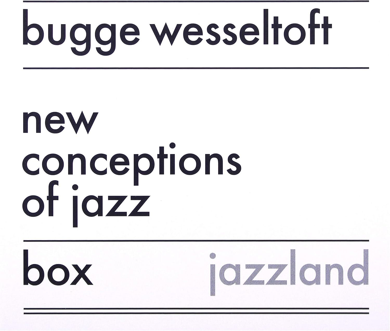 New Conceptions of Jazz Box