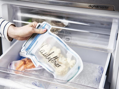 edding 8000 freeze marker - black - 1 frost-resistant marker - round nib 1 mm - for labelling freezer bags and freezer containers - ideal for cold stores, laboratories, Tupperware, freezers.