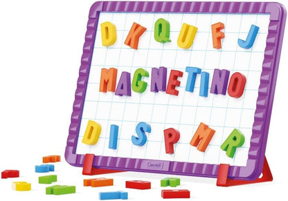 Quercetti 5181 Magnetino Letters Basic Magnetic Board with Letters