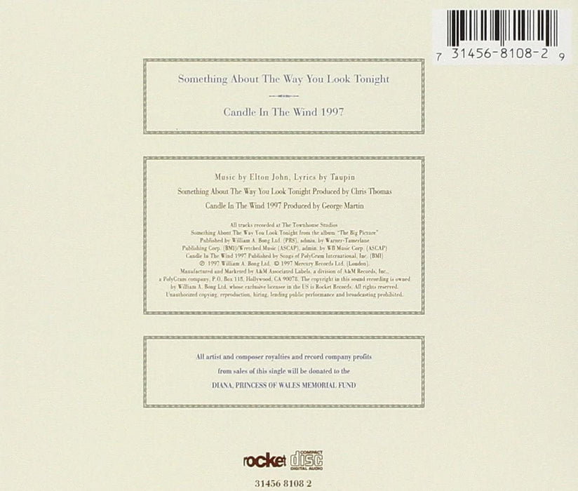 Something About The Way You Look Tonight / Candle in the Wind 1997