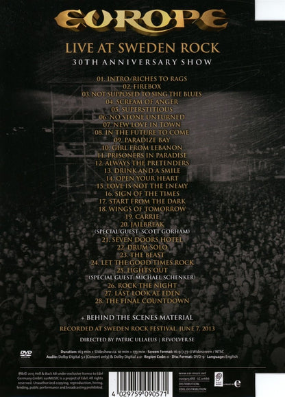 Live At Sweden Rock – 30Th Anniversary Show