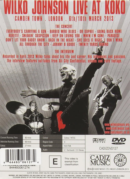 Wilko Johnson - Live at Koko