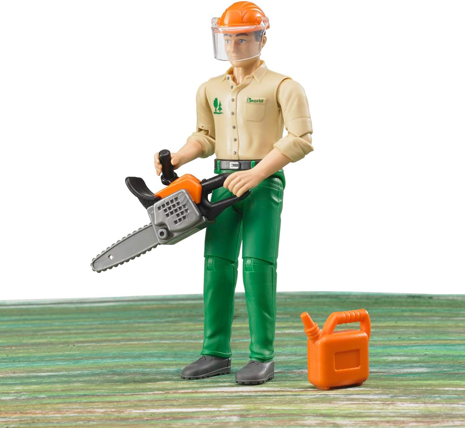 Bruder Forestry Worker with Accessories