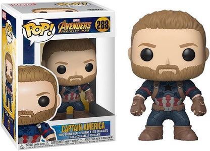 Funko Marvel: Marvel Avengers Infinity War - Captain America - Collectable Vinyl Figure - Gift Idea - Official Merchandise - Toys for Kids & Adults - Movies Fans - Model Figure for Collectors