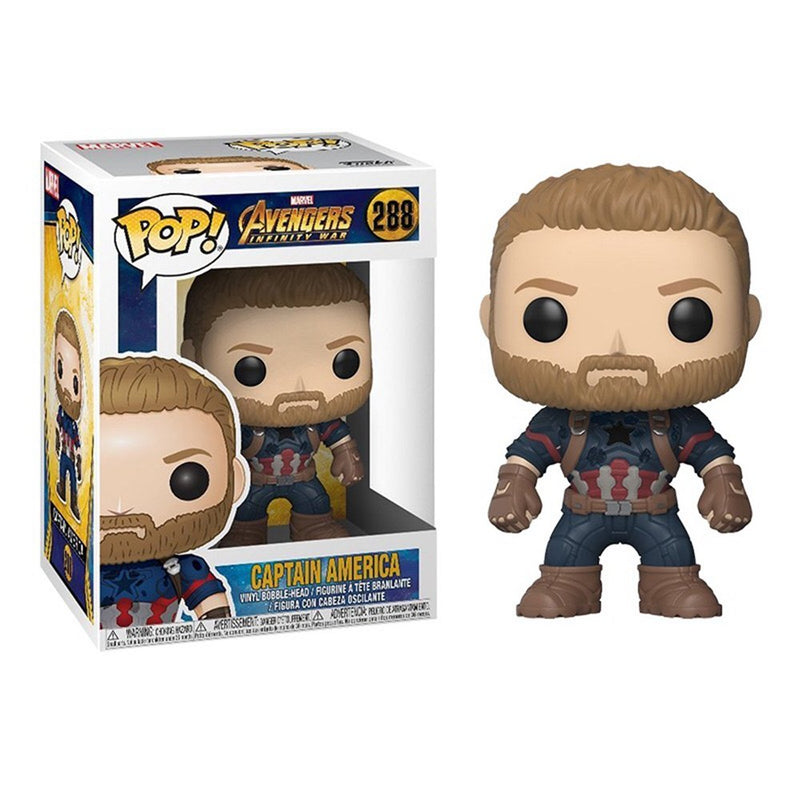 Funko Marvel: Marvel Avengers Infinity War - Captain America - Collectable Vinyl Figure - Gift Idea - Official Merchandise - Toys for Kids & Adults - Movies Fans - Model Figure for Collectors