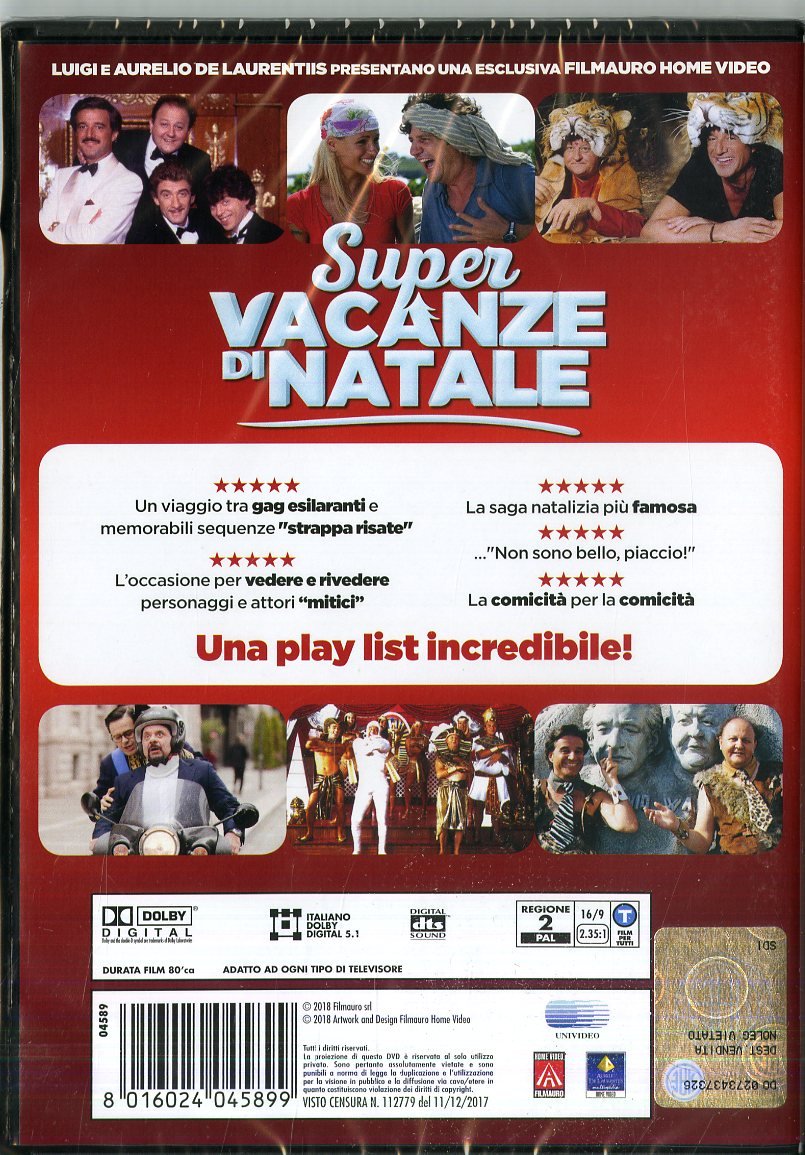 super vacanze di natale DVD Italian Import