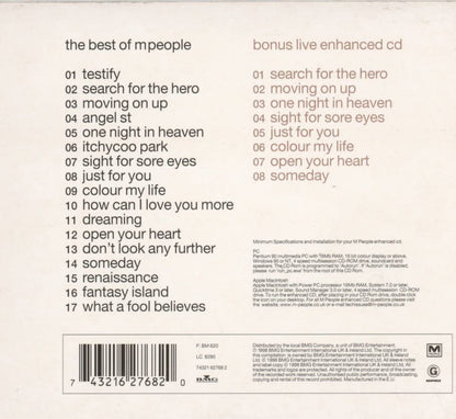 The Best of M People Live (Extra Tracks