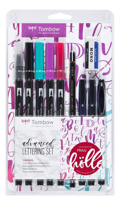 Tombow LS-AVD "Advanced" Lettering Set, Black