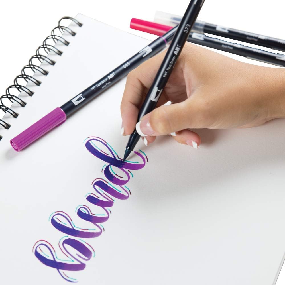 Tombow LS-AVD "Advanced" Lettering Set, Black
