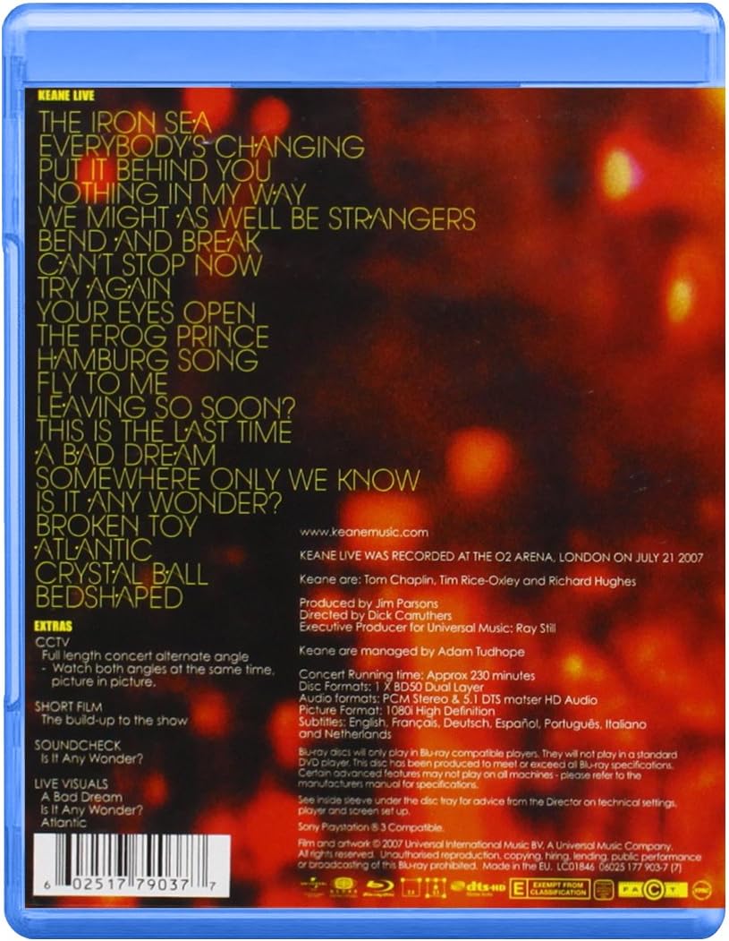Keane: Live In Concert - From O2, London