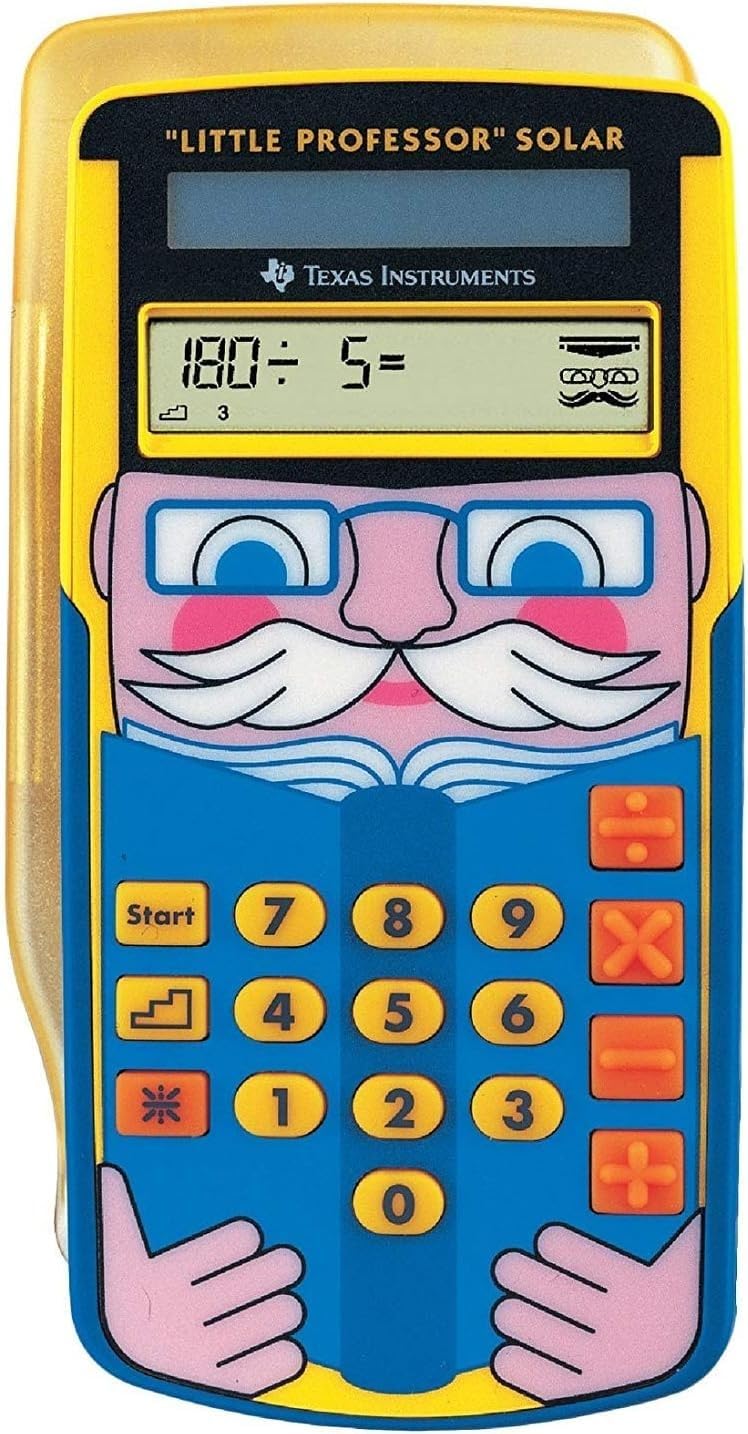 Texas Instruments Little Professor Solar - Juego Educativo de matemática para niños