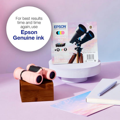 Epson 502XL Binoculars Genuine High Yield Multipack, 4-colours Ink Cartridges