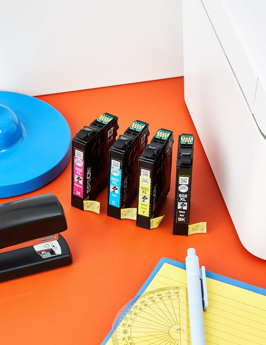 Epson Multipack 502XL Binoculars, XL High Capacity Ink Cartridges, 4 Colours: Black, Cyan, Magenta, Yellow, XP-5100 XP-5105 XP-5150 XP-5155 WF-2860DWF WF-2865DWF WF-2880 WF-2885