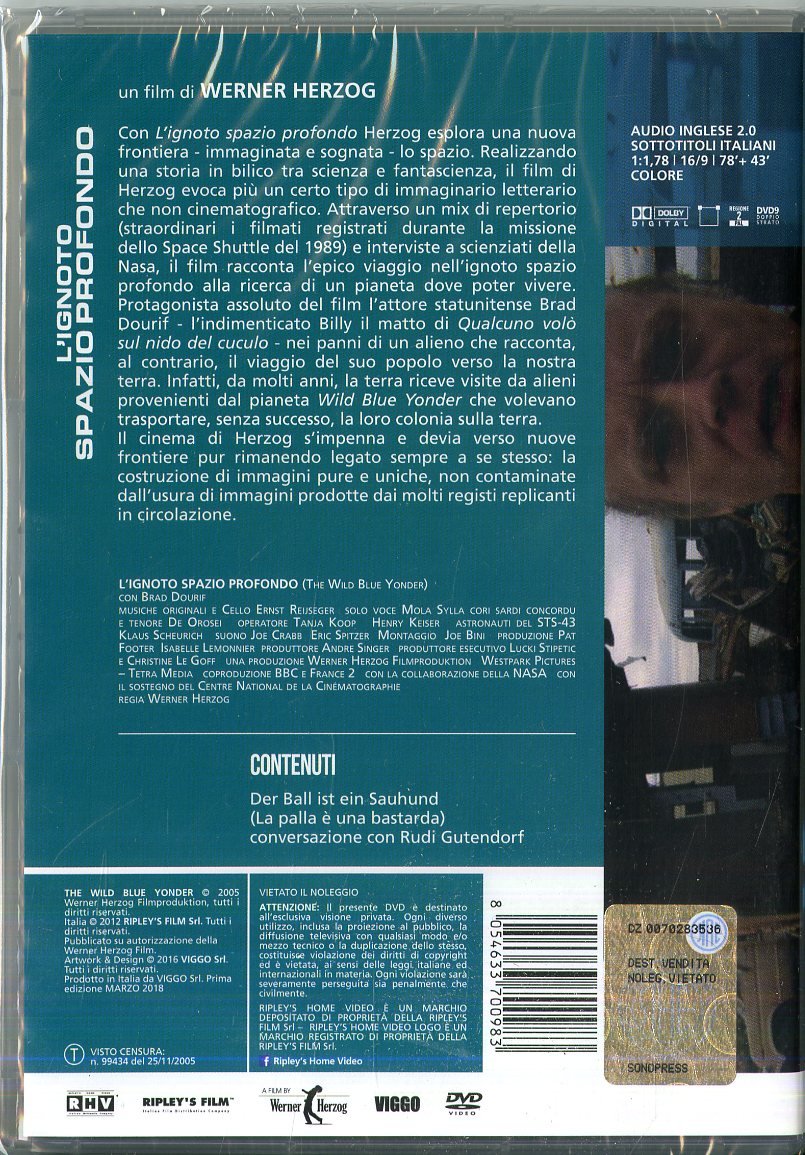 l'ignoto spazio profondo DVD Italian Import