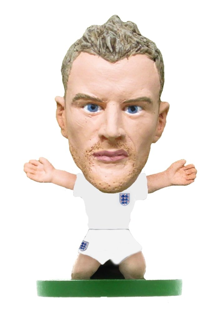 SoccerStarz- Messi Figuras de Inglaterra Jamie Vardy 2018, Color Verde (SOC1026