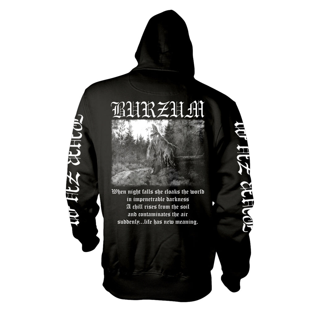 BURZUM - FILOSOFEM 2 BLACK Hooded Sweatshirt Small