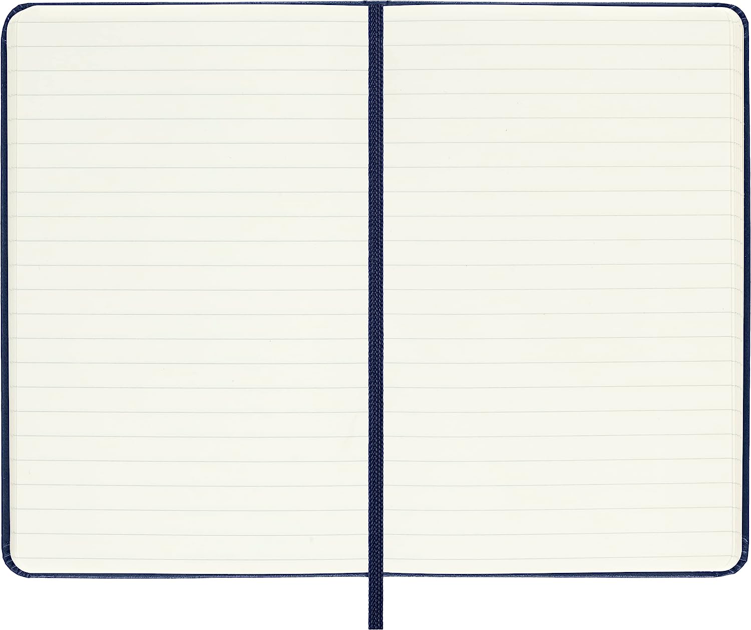 Moleskine Classic Ruled Paper Notebook, Hard Cover and Elastic Closure Journal, Color Sapphire Blue, Size Pocket 9 x 14 cm, 240 Pages