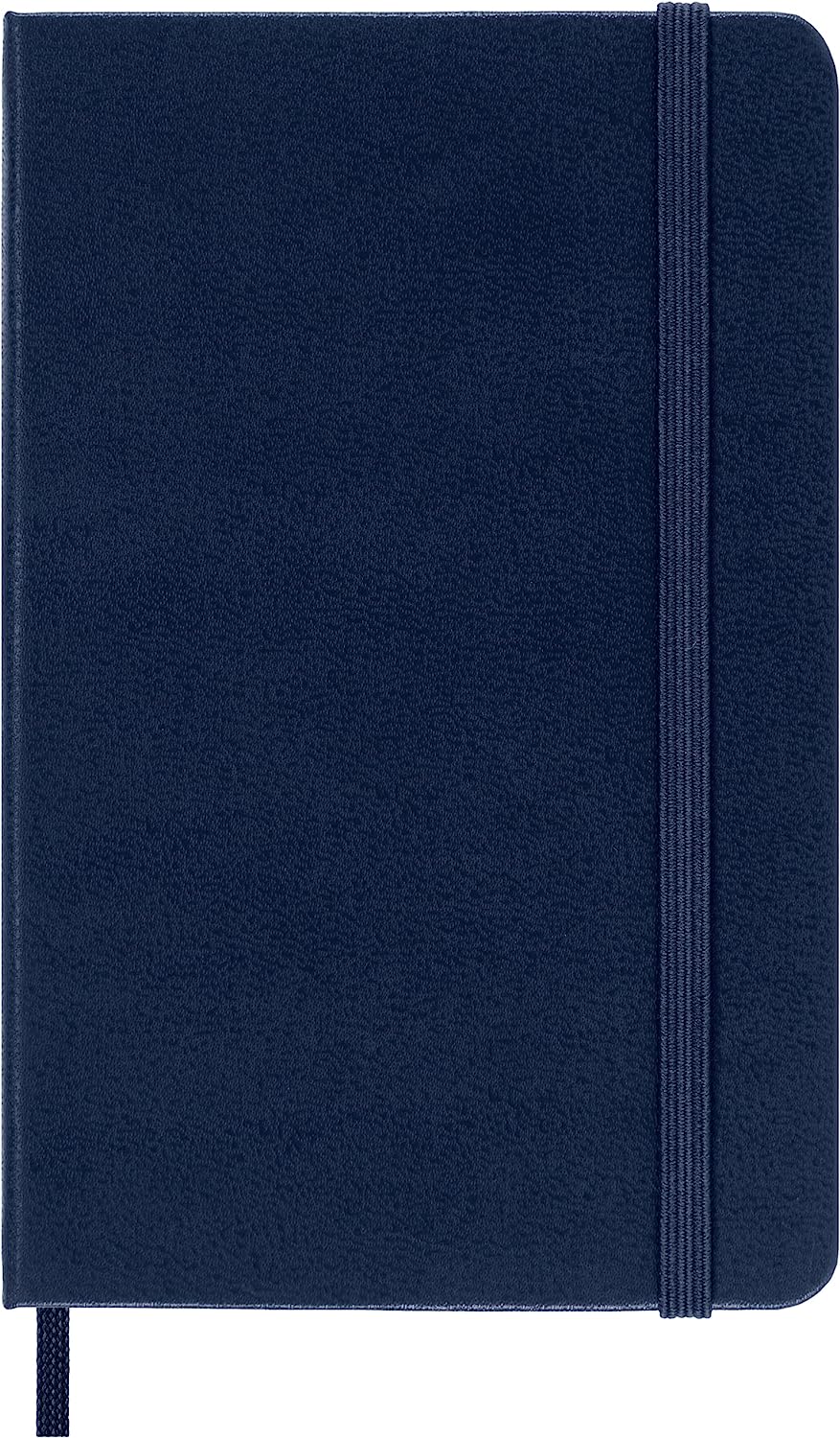 Moleskine Classic Ruled Paper Notebook, Hard Cover and Elastic Closure Journal, Color Sapphire Blue, Size Pocket 9 x 14 cm, 240 Pages