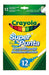 CRAYOLA Supertips 12 Filzstifte zum Zeichnen – Marker zum Malen (mehrfarbig, 12 Farben, extra breit, Rundspitze