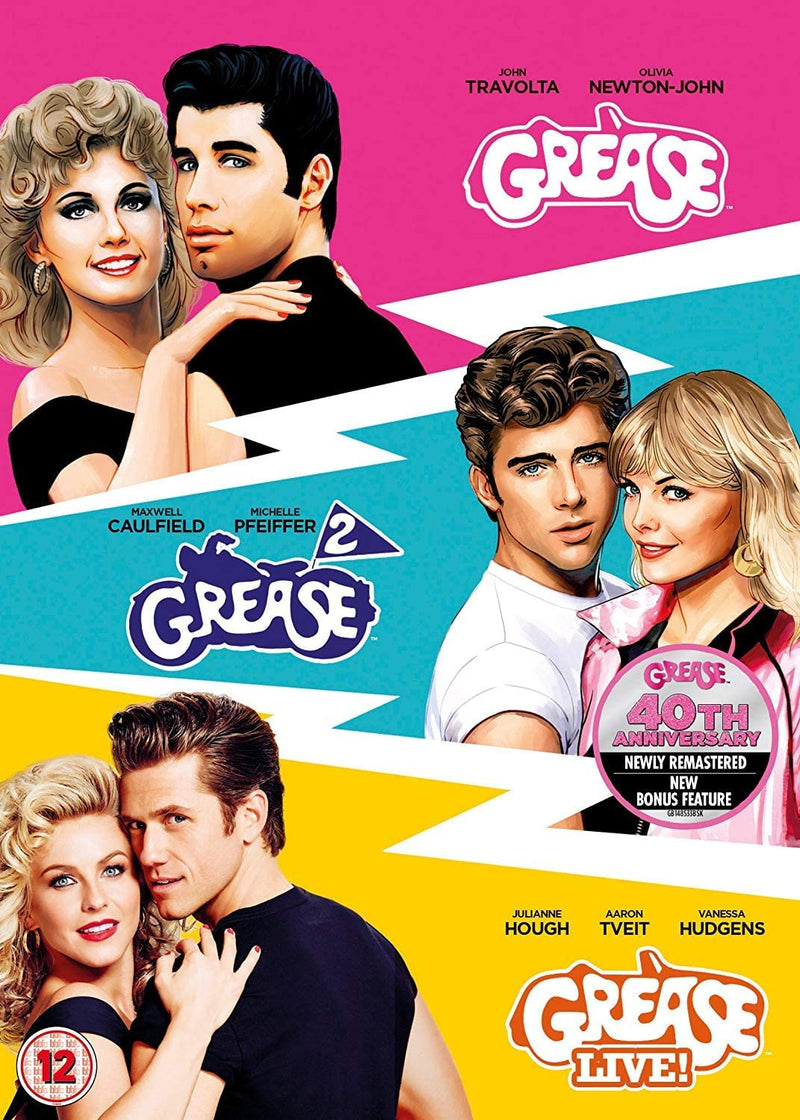 Grease 40th Anniversary Triple (Grease/Grease 2/Grease Live)