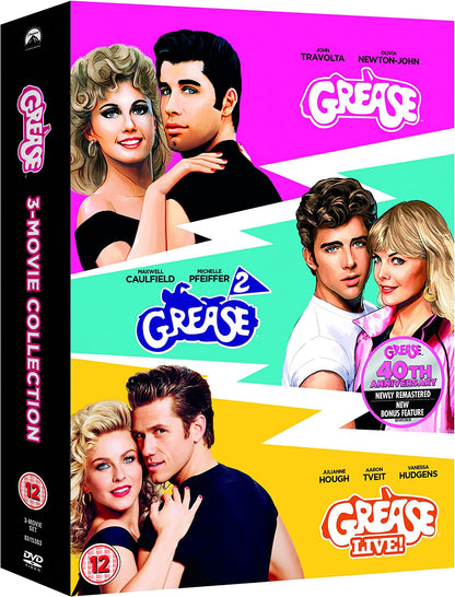 Grease 40th Anniversary Triple (Grease/Grease 2/Grease Live)