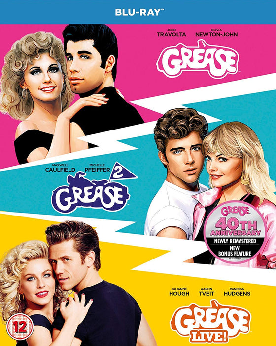 Grease 40th Anniversary Triple (Grease/Grease 2/Grease Live)