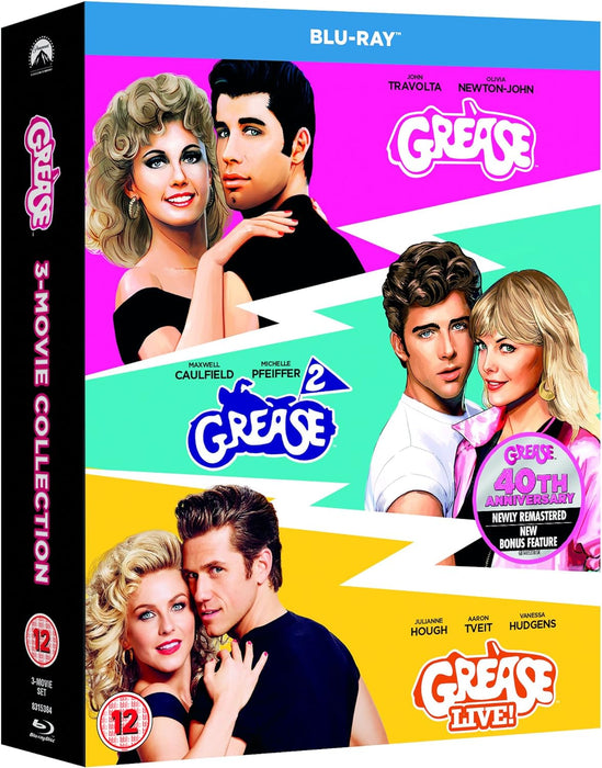Grease 40th Anniversary Triple (Grease/Grease 2/Grease Live)