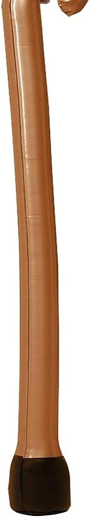 Smiffys Inflatable Walking Stick, Brown