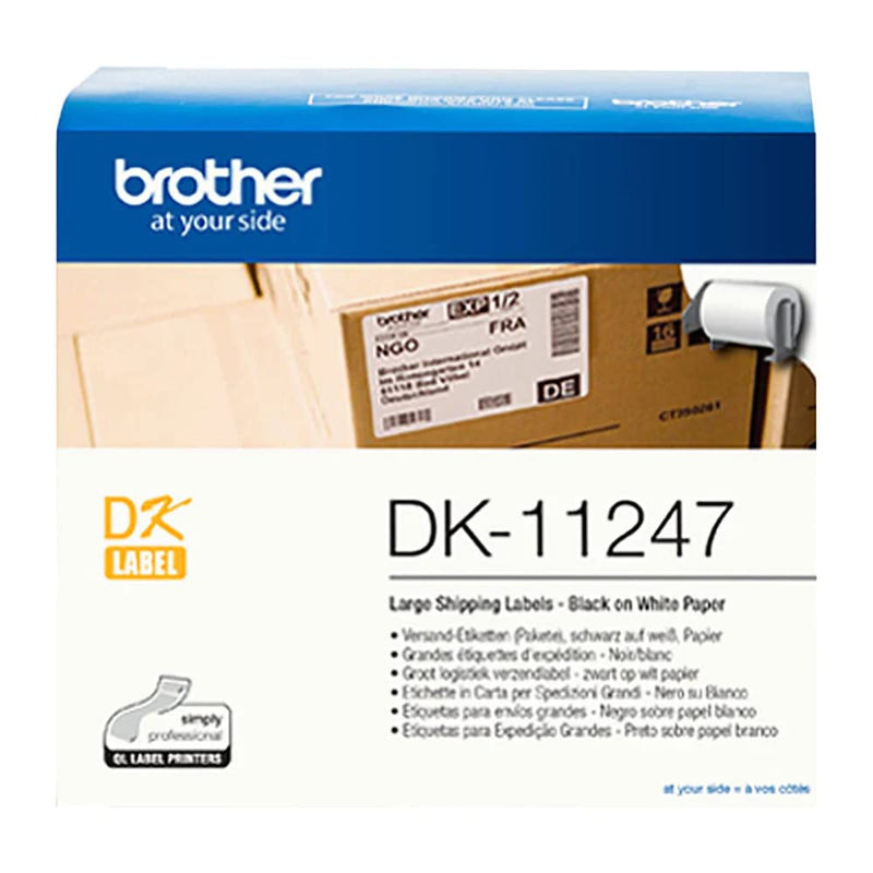 Brother Original Shipping Label, White, Large (103.6 x 164.3 mm