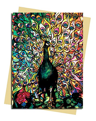 Louis Comfort Tiffany: Displaying Peacock Greeting Card: Pack of 6 (Greeting Cards