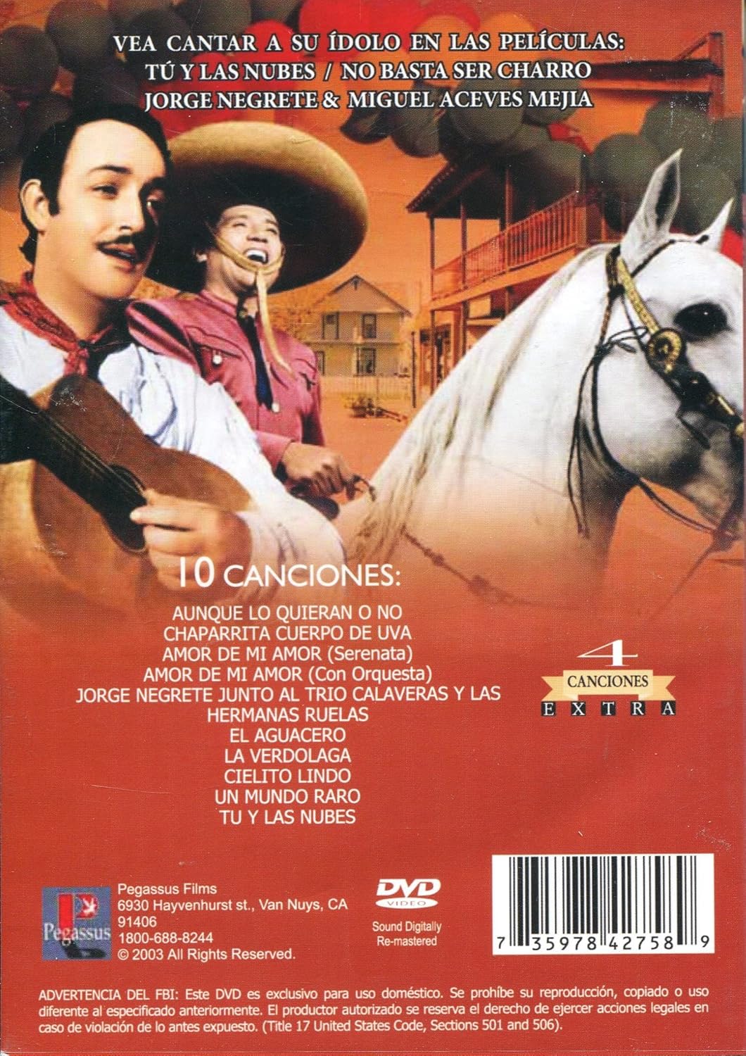 Los Charros de Oro :2 Pack Musicales