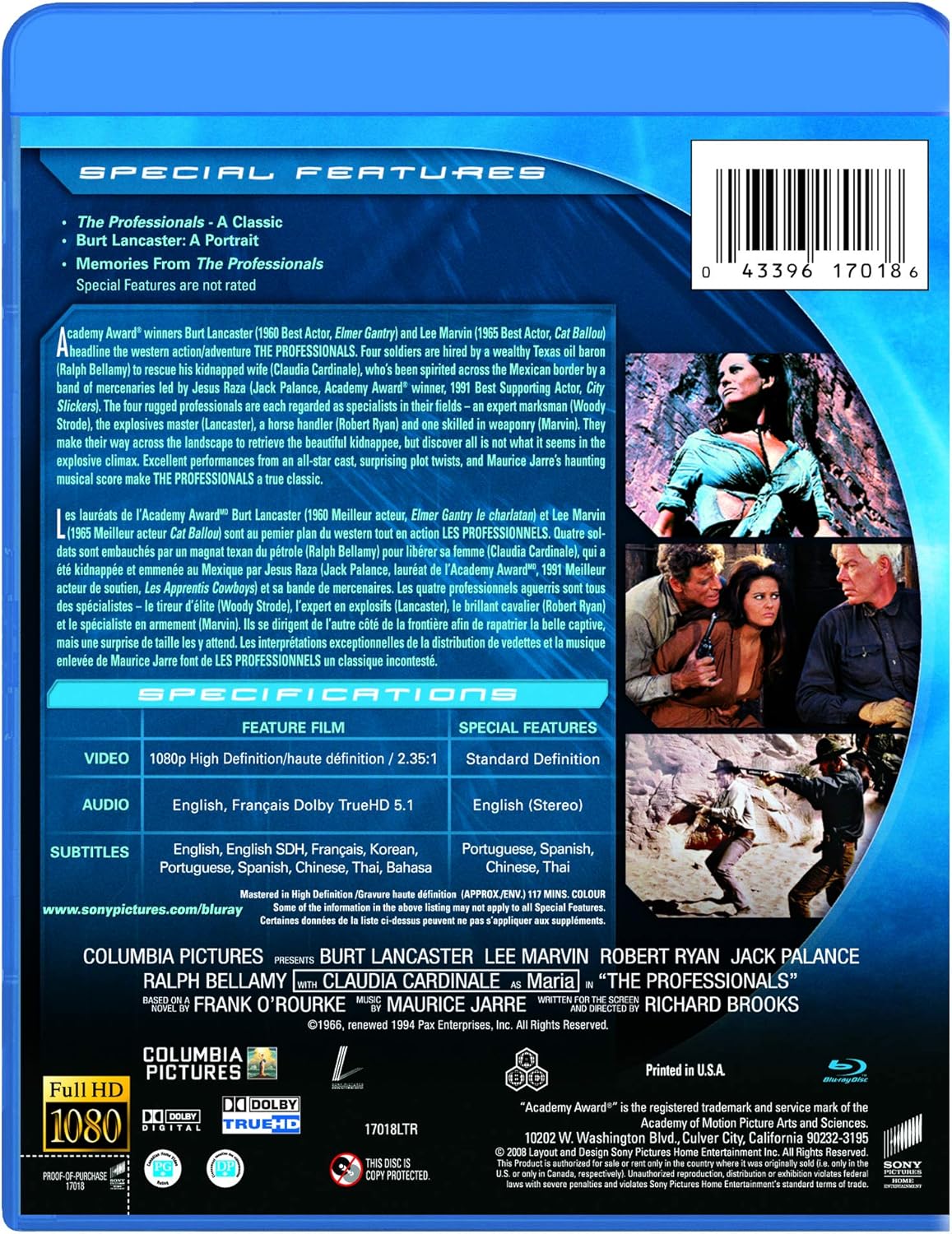 The Professionals (Bilingual)   (2006) Blu-Ray