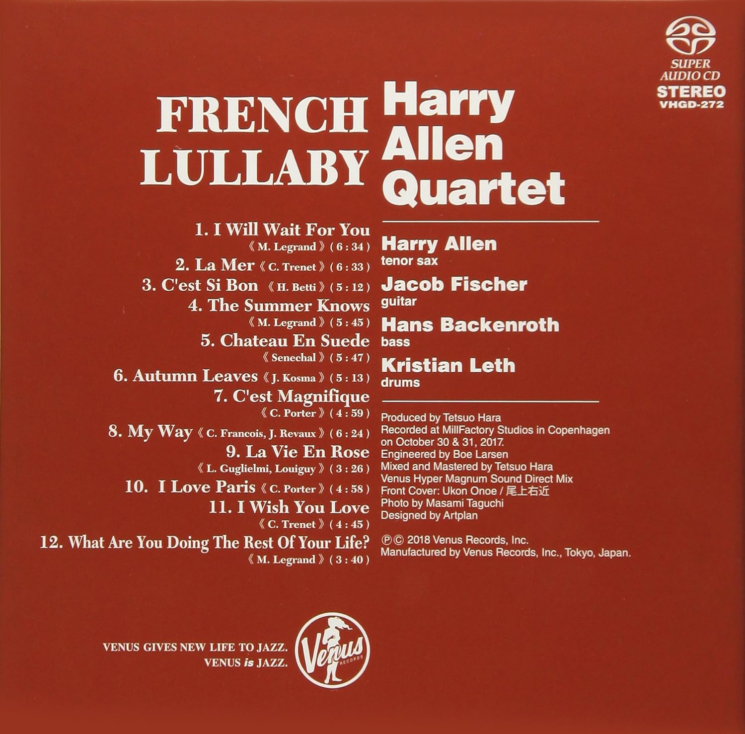 FRENCH LULLABY -SACD