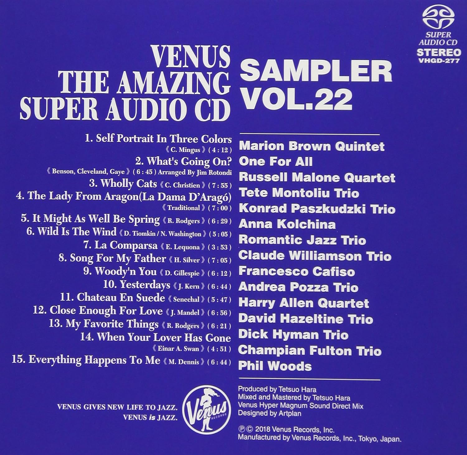 Venus The Amazing Super Audio Cd Sampler Vol.22