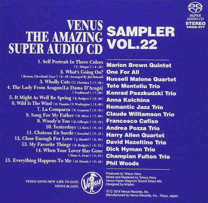 Venus The Amazing Super Audio Cd Sampler Vol.22