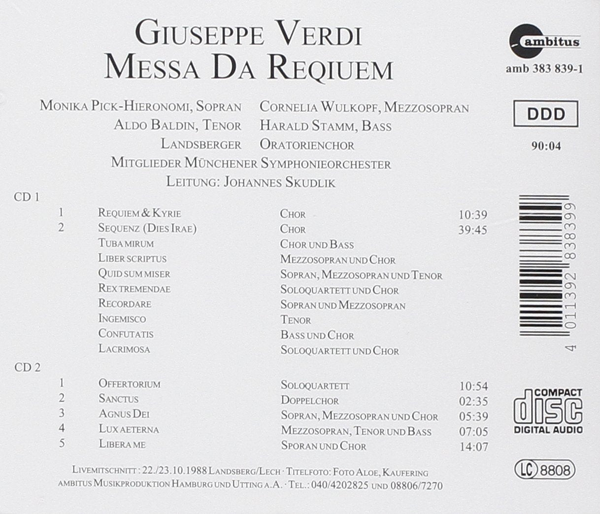 Messa Da Requiem