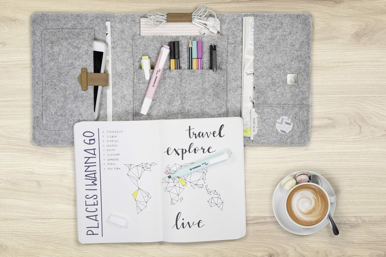 Stabilo Swing Cool Pastel Edition Markeerstiften, enkele pen, poederachtig geel