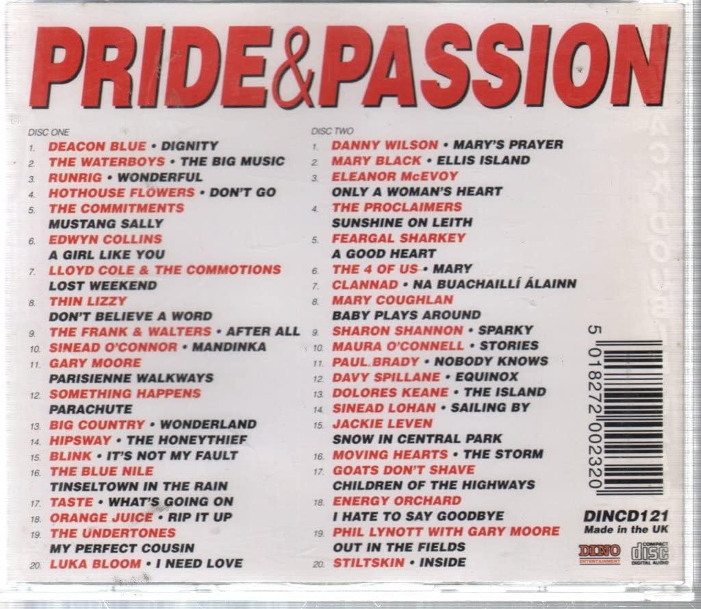 Pride & Passion 40 Contemporary Celtic Classics